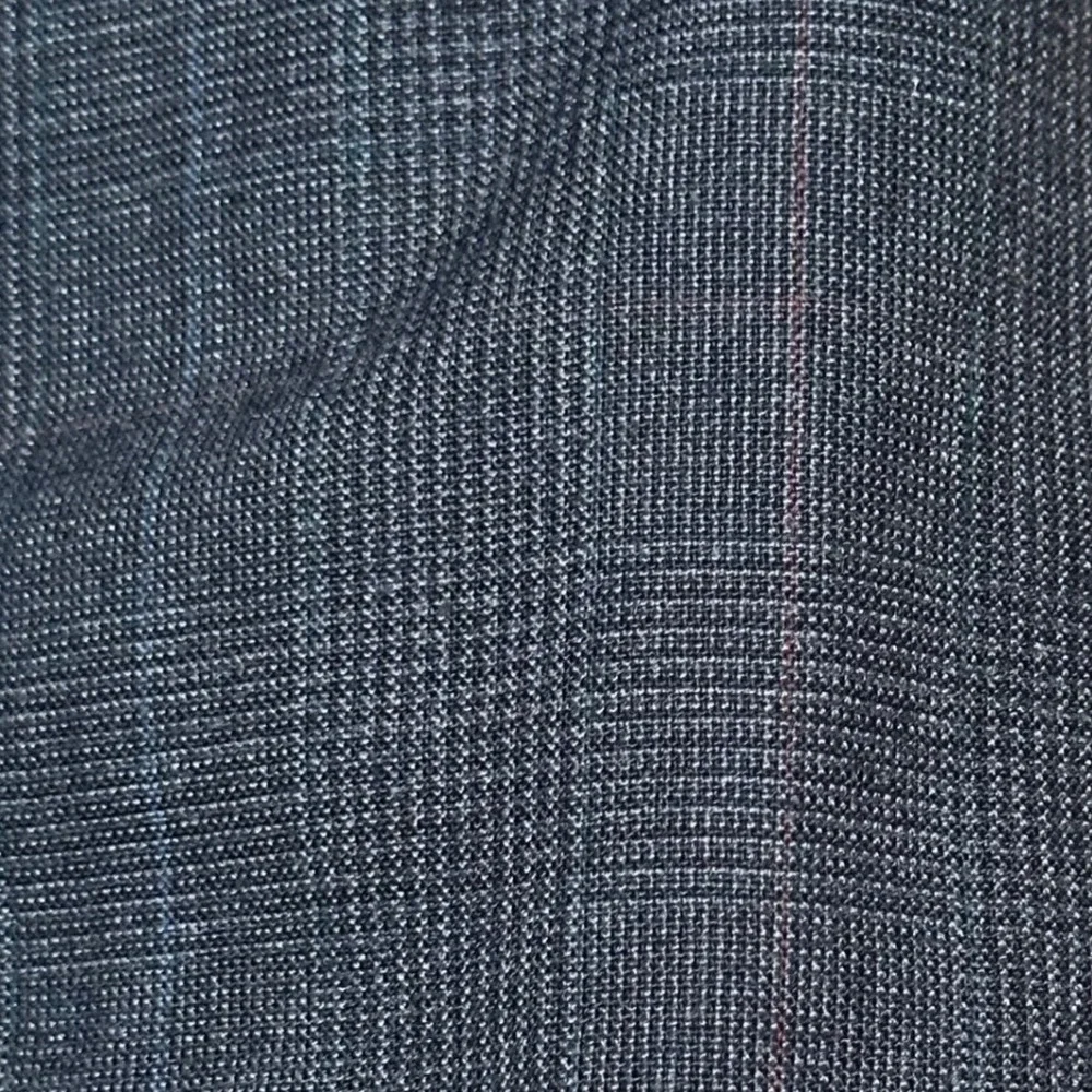 Vintage Hart Schaffner Marx Blue/Gray Wool Blazer Union Made USA Mens Sport Coat